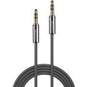 Lindy-35321-audio-kabel-1-m-3-5mm-Antraciet