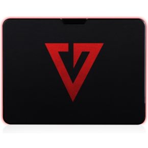 Modecom Volcano Rift RGB Zwart, Rood Game-muismat