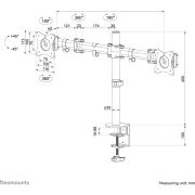 Neomounts-NM-D135DWHITE-bureau-steun