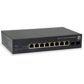 LevelOne GEP-1051 Managed L2/L3/L4 Gigabit Ethernet (10/100/1000) Zwart Power over Ethernet (PoE)
