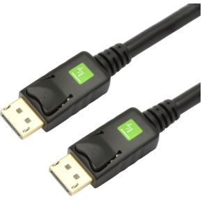 Techly Audio/Video DisplayPort M/M 0.5m Black ICOC DSP-A-005 0,5 m Zwart