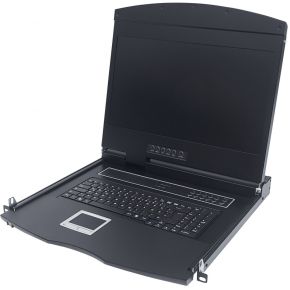 Intellinet 508056 rack console 48,3 cm (19 ) 1366 x 768 Pixels Zwart 1U