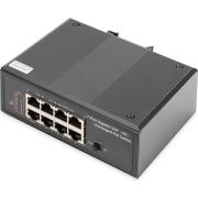 Digitus DN-651113 netwerk- Gigabit Ethernet (10/100/1000) Zwart Power over Ethernet (PoE) netwerk switch
