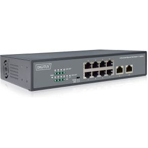 Digitus DN-95323-1 netwerk-switch Fast Ethernet (10/100) Grijs Power over Ethernet (PoE)