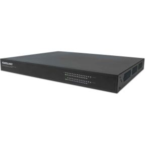 Intellinet 561457 netwerk-switch Managed Gigabit Ethernet (10/100/1000) Zwart Power over Ethernet (P