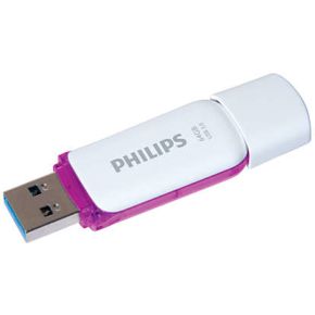 Megekko Philips FM64FD75B USB flash drive 64 GB USB Type-A 3.0 (3.1 Gen 1) Paars, Wit aanbieding