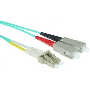 ACT RL8622 Glasvezel kabel 22 m OM3 2x LC 2x SC Aqua
