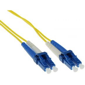ACT RL9912 Glasvezel kabel 12 m OS2 2x LC Geel