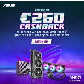 ASUS actie: ontvang tot 260 euro cashback