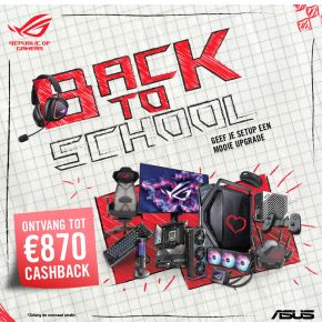 ASUS actie: Ontvang cashback