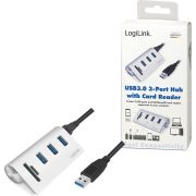 LogiLink-USB-3-0-3-port-hub-with-card-reader-and-aluminum-casing