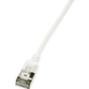 LogiLink CQ9021S netwerkkabel 0,5 m Cat6a S/UTP (STP) Wit