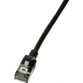 LogiLink CQ9023S netwerkkabel Cat6a 0,5m zwart