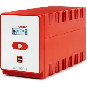 Salicru SPS 1600 SOHO+ Line-Interactive 1600VA 4AC-uitgang(en) Toren Rood, Wit UPS
