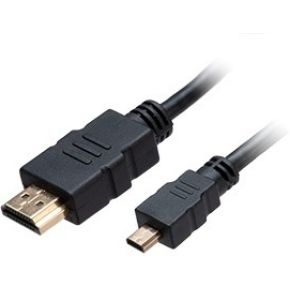 Akasa AK-CBHD20-15BK HDMI kabel 1,5 m HDMI Type A (Standaard) HDMI Type D (Micro) Zwart