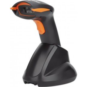 Manhattan Wireless 2D 2D wireless barcodescanner Radiografisch 1D, 2D CCD Zwart, Oranje Handmatig incl. standaard USB-A