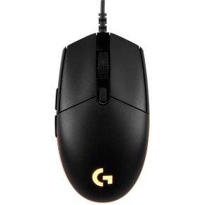 Logitech-G G203 Lightsync Zwart Gaming muis