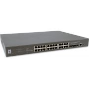 LevelOne GTP-2871 Managed L3 Gigabit Ethernet (10/100/1000) Grijs Power over Ethernet (PoE) netwerk switch