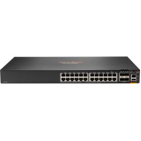 Hewlett Packard Enterprise Aruba 6200F 24G 4SFP+ Managed L3 Gigabit Ethernet (10/100/1000) 1U Zwart