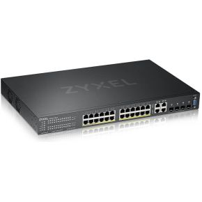 Zyxel GS2220-28HP-EU0101F netwerk-switch Managed L2 Gigabit Ethernet (10/100/1000) Zwart Power over