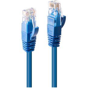 Lindy 48021 netwerkkabel 7,5 m Cat6 U/UTP (UTP) Blauw