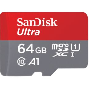 SanDisk Ultra 64GB MicroSDXC Geheugenkaart