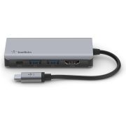 Belkin-AVC006btSGY-CONNECT-USB-C-4-in-1-Multiport-Adapter