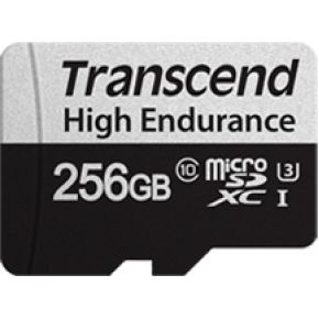 Transcend 350V microSDXC-kaart 256 GB Class 10, UHS-I