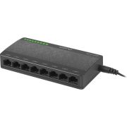 Lanberg-DSP1-0108-netwerk-Unmanaged-Fast-Ethernet-10-100-Zwart-netwerk-switch