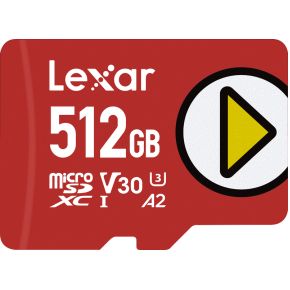 Lexar microSDXC Card 512GB PLAY 1066x UHS-I U3 up to 150MB/s