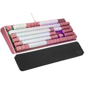 CoolerMaster Keyboard CK550 V2 - Sakura White - Brown Switch - US