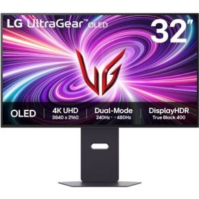 LG UltraGear 32GS95UV-B - QHD OLED Gaming Monitor - 240hz - 480hz - 32inch