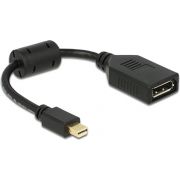 Delock-65554-Adapter-mini-DisplayPort-male-naar-DisplayPort-female-8K-zwart