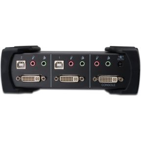 Digitus DVI-Audio-USB, 2-port