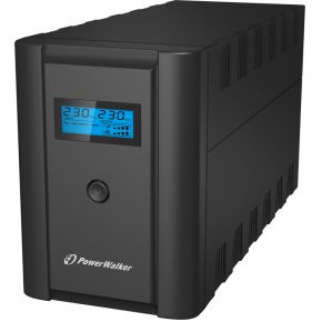 PowerWalker VI 2200 LCD/FR Dubbele conversie (online) 2200 VA 1200 W 4 AC-uitgang(en)