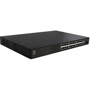 LevelOne GEP-2821 netwerk- Unmanaged Gigabit Ethernet (10/100/1000) Power over Ethernet (PoE) netwerk switch