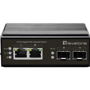 LevelOne IGP-0431 netwerk-switch Gigabit Ethernet (10/100/1000) Power over Ethernet (PoE) Zwart