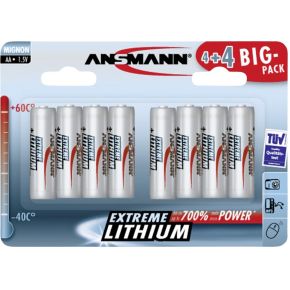 44 Ansmann Extreme Lithium AA Mignon LR 6 Big Pack