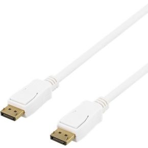 Deltaco DP-1031D DisplayPort kabel 3 m Wit