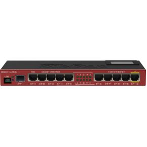 Mikrotik RB2011UIAS-IN netwerk-switch Gigabit Ethernet (10/100/1000) Power over Ethernet (PoE) Rood