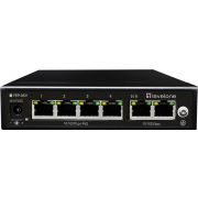 LevelOne FEP-0631 netwerk- Fast Ethernet (10/100) Power over Ethernet (PoE) Zwart netwerk switch