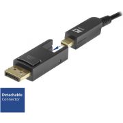 ACT-15-meter-DisplayPort-1-4-Active-Optical-Cable-8K-met-afneembare-connector-DisplayPort-male-Dis