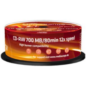 MediaRange MR235-25 lege cd CD-RW 700 MB 25 stuk(s)