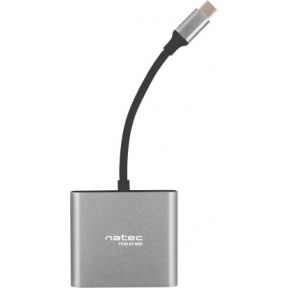 NATEC Fowler Mini USB 2.0 Type-C 5000 Mbit/s Grijs