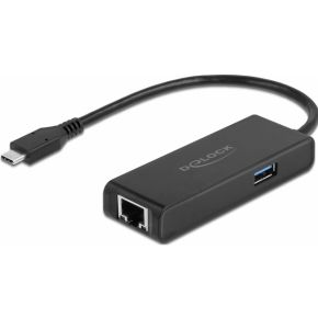 Delock 63826 USB Type-C-adapter naar 2,5 Gigabit LAN met USB Type-A female