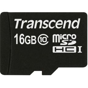 Transcend microSDHC 16GB Class 10 - [TS16GUSDC10]