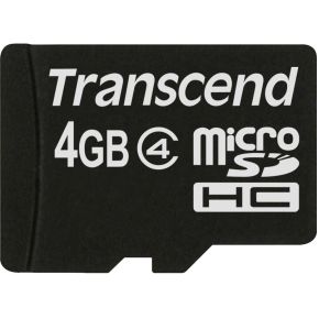 Transcend microSDHC 4GB Class 4