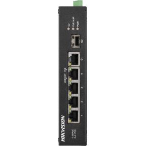 Hikvision Digital Technology DS-3T0306HP-E/HS netwerk-switch Unmanaged L2 Fast Ethernet (10/100) Power over Ethernet (PoE) Grijs