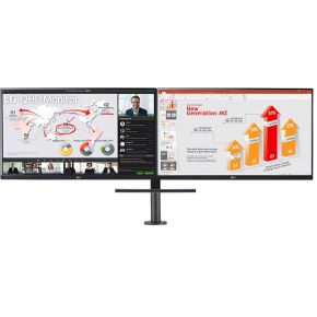 LG 27QP88D-B Dual-Up computer monitor (2x)