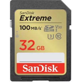SanDisk Extreme 32GB SDHC Geheugenkaart